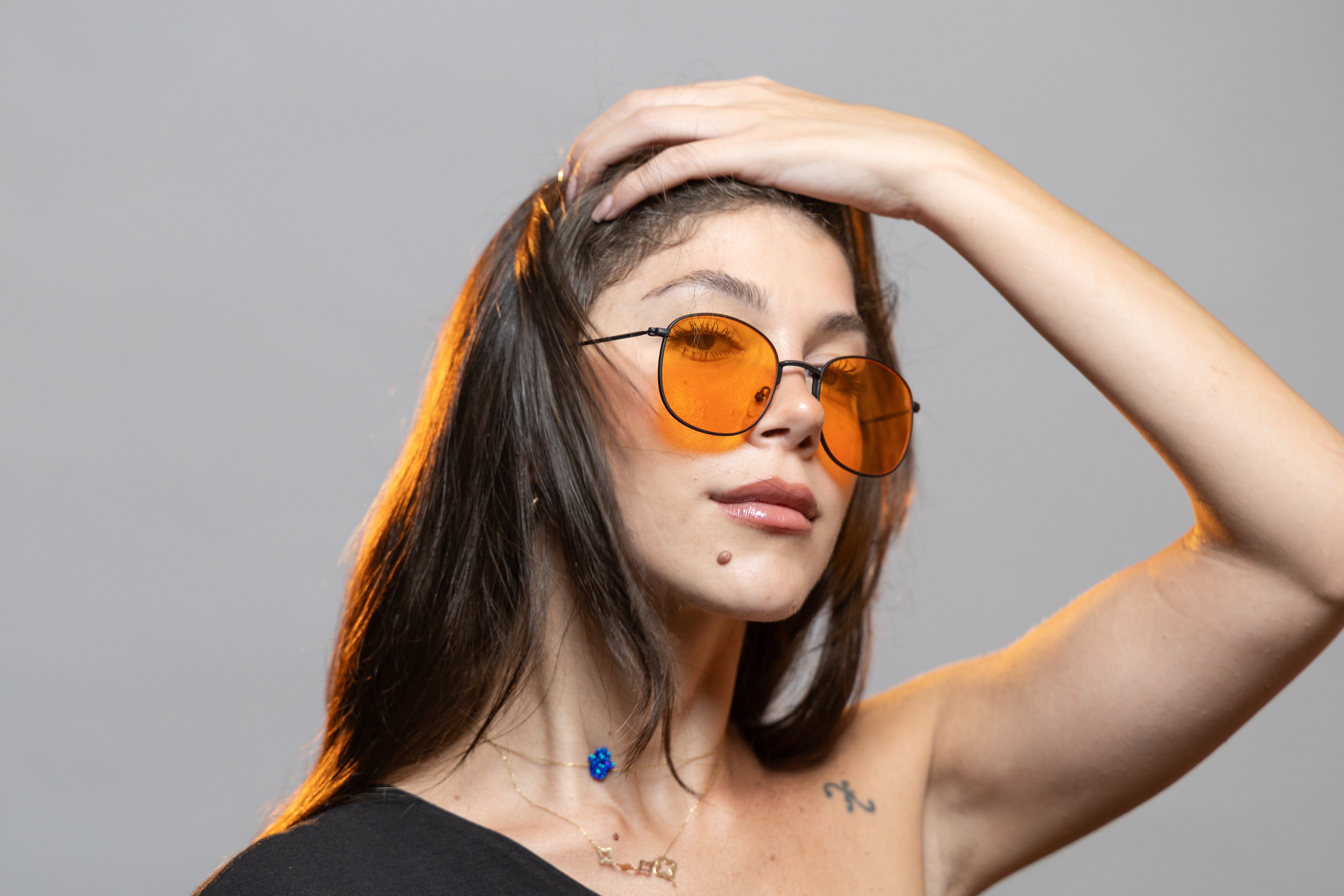 Spencer in Black & Orange